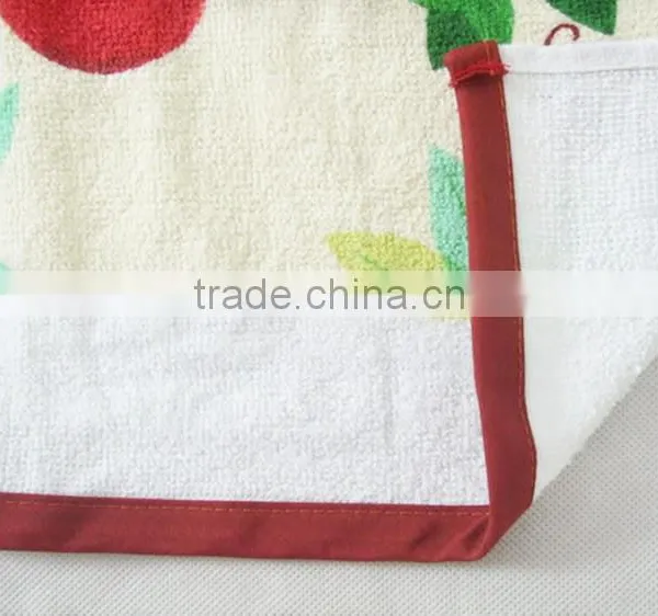 Silk Screen Pigment Custom Kitchen Towel Cotton Tea Towel Christmas Design photo-6
