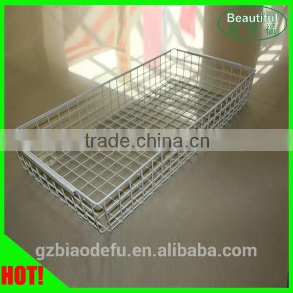 Slatwall Basket,hanging Basket for Slatwall,metal Basket
