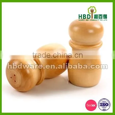 2016 High Quality 2 Pcs Wooden Salt and Pepper Shakers photo-4