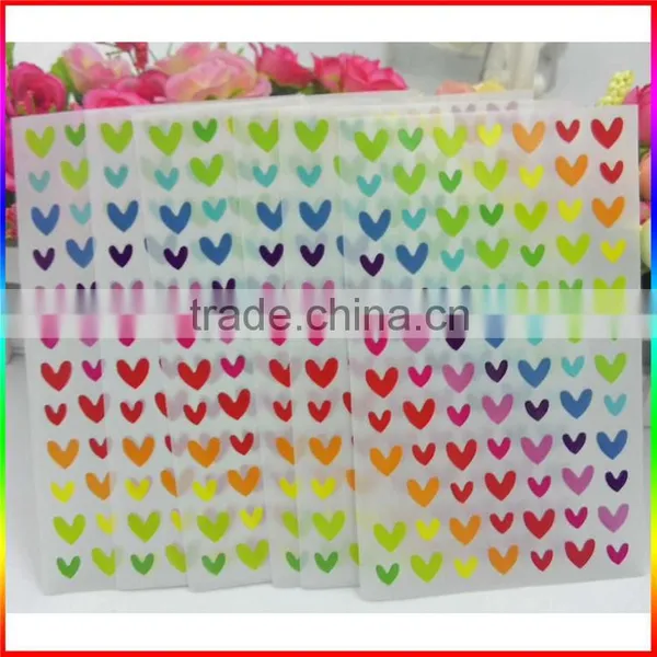 High-grade Removable Sticker Paper Sticker Heart Sticker photo-2