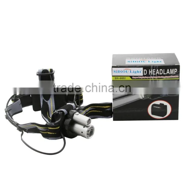 Sidiou Light Double Headlights Dual Headlamp 2 LED Night Fishing Headlight Camping Hiking Cycling Climbing Head Light photo-6