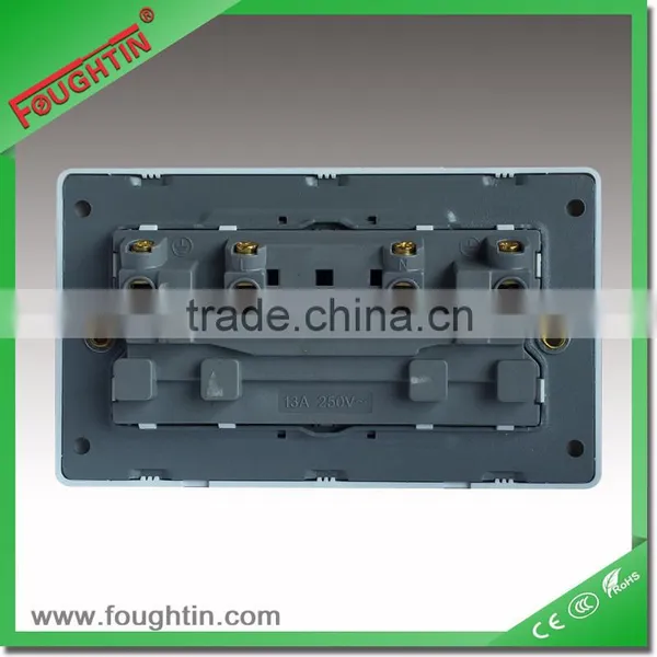 2gang Wall Switch Socket Plastic Plate Electrical Switches and Sockets photo-3