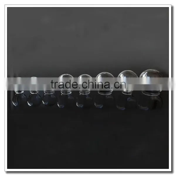 Many 15mm 16mm 20mm 25mm 30mm Clear Glass Cover, Half Glass Globe Bubble, DIY Hanging Clear Hollow Glass Ball for Making Jewelry