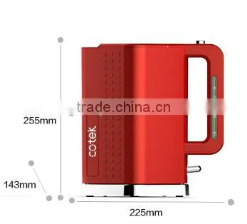 1000W Dots Design Plastic Colored Electric Water Kettle photo-6