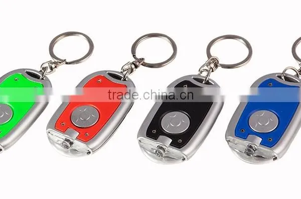 Colorful Led Light Keychain Led Light Keychain Powered by 2*CR1220 Button Battery photo-2