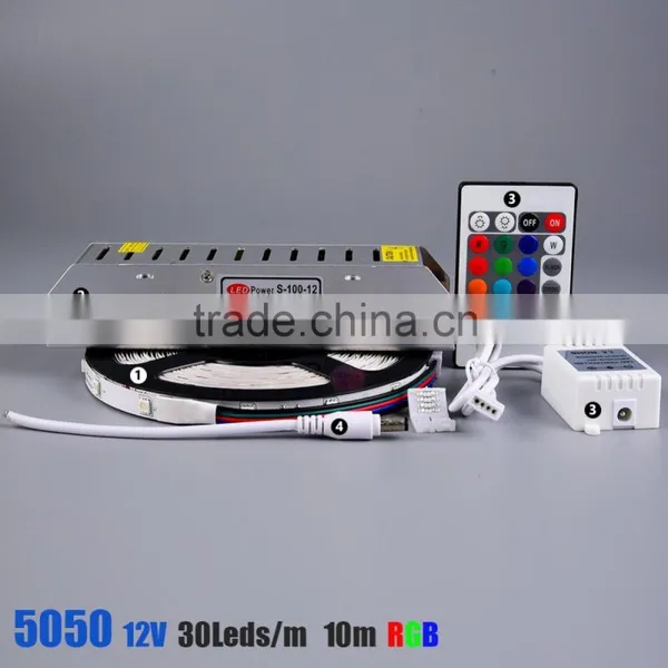12volt Stickable 5050 Rgb Led Strip Remote Control photo-6