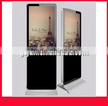 46" Wholesale 2 Pcs/lot HD Signage Companies Digital Signage Price LED LCD Signage Display Card Display Market