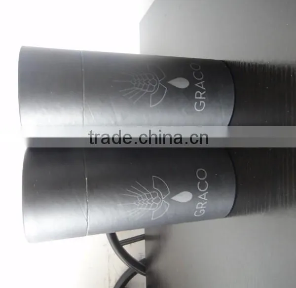 Wholesale Fashion Black Paper Tube With Lid photo-2