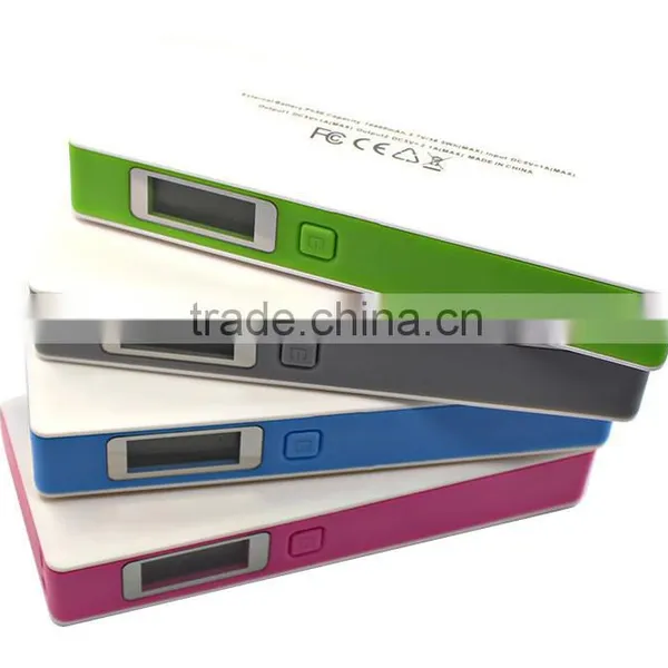 Shenzhen Wholesale 18650 Battery Mobile Phone Charger Portable Charger 15000mah Power Bank photo-6