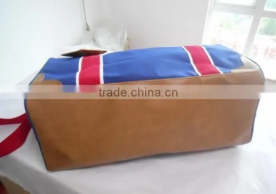 Fashion Denim Blue Canvas Duffel Bag photo-5
