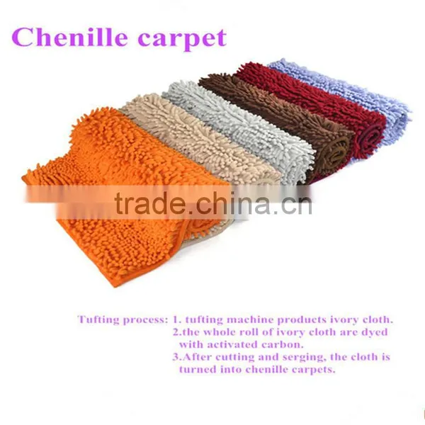 PVC Material and Woven Technics Non Slip Rug photo-3