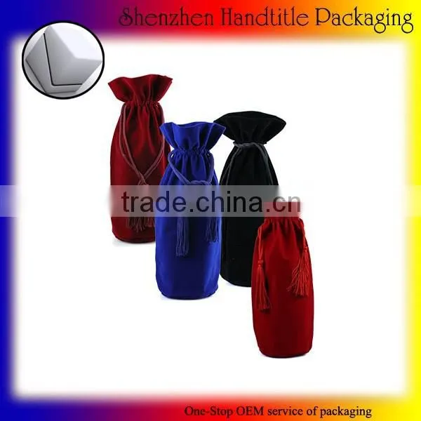 Velvet Pouch Bag Velvet Cosmetic Bag Custom Velvet Drawstring Pouch Bag photo-3