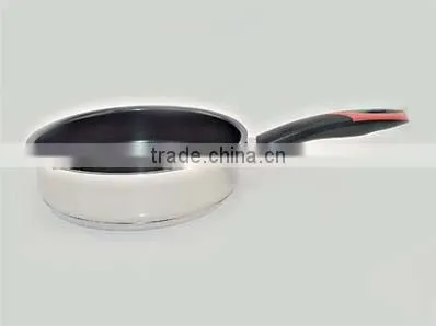Modern Kitchen Designs 7PCS Stainless Steel Cookware Set With Two Colors Injection Bakelite Handle Non-stick Cookware photo-3