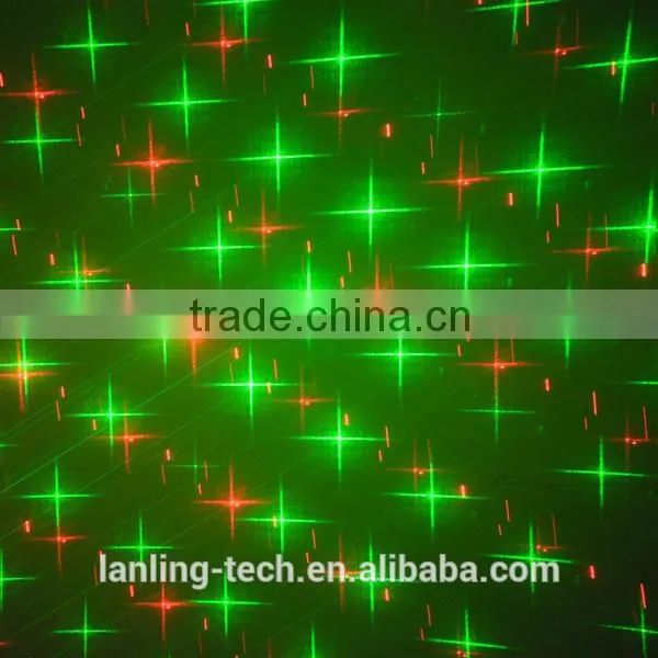 100mW RG 4 Gobos Mini Twinkling Laser Light photo-5