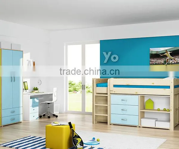 China Suppier Children Bedroom Room Furniture and Kid Bunk Bed photo-3
