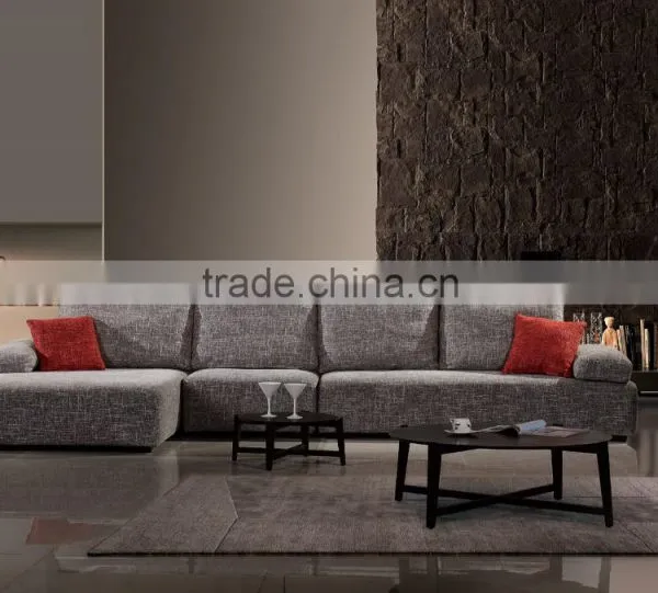 High Quality Living Room L Shape Fabric Sofa Sets With All Kinds of Color to Choose photo-2