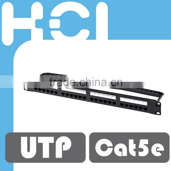 Taiwan Supplier 24-Port 110 and LSA+ IDC Unshielded Modular Patch Panel