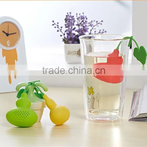 Unique Gourd Shape Tea Silicone Infuser photo-6
