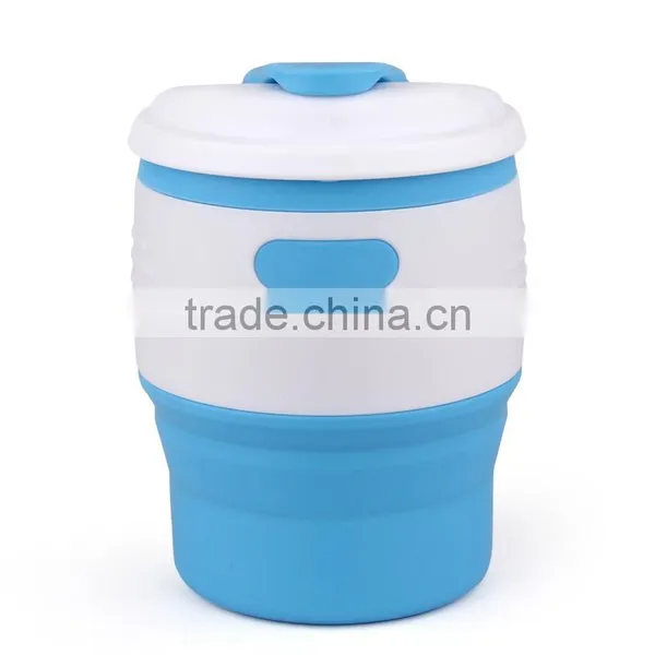 BPA Free FDA Approved Collapsible Silicone Coffee Cup photo-5