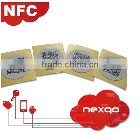 Custom Logo Printing MIFARE Ultralight C Paper NFC Tag Sticker photo-3