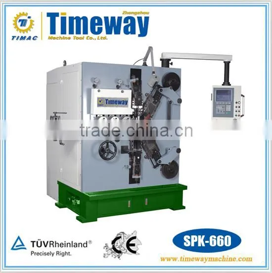 Six-axes Numeric Control Profile Roll-up Spring Machine photo-2