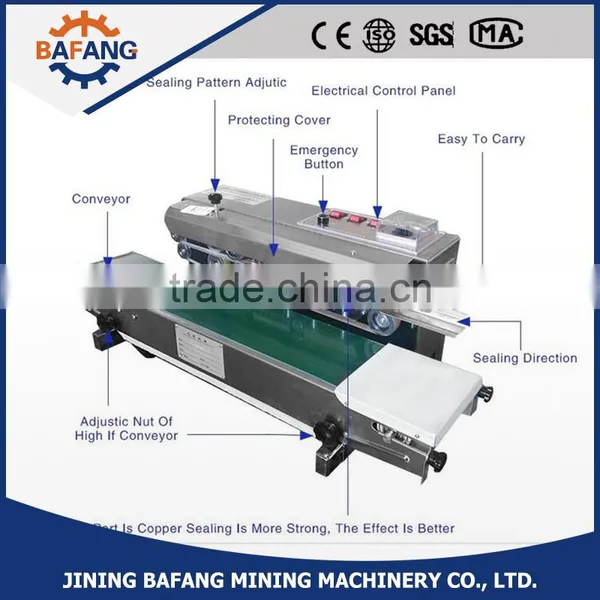 Plastic Bag Heat Sealing Machine/Plastic Bag Band Sealing Machine/Continuous Plastic Bag Sealer photo-3