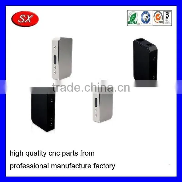 Customized E-go Fittings Aluminium Colorful Box Mod CNC Machining Service Parts photo-4