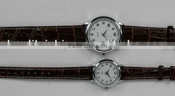 Cheapest Special Lover's Crocodile Man-made Leather Wathces for Business Gift