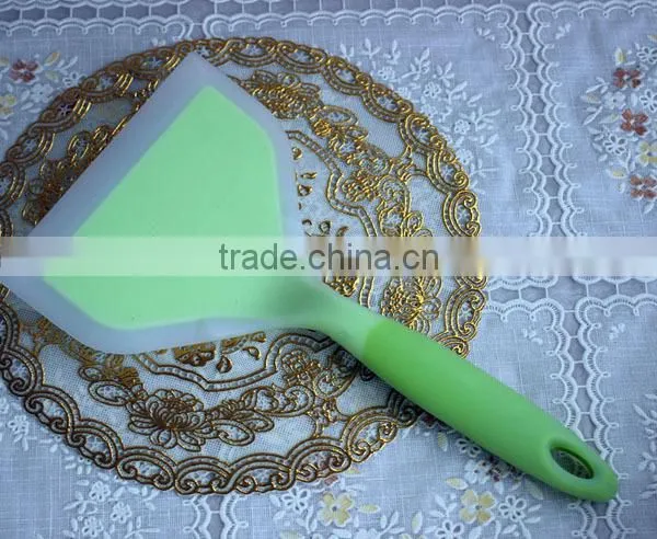 Silicone Nylon Pancake Pizza Egg Spatula Turner Wide no Hurt to Pan photo-4