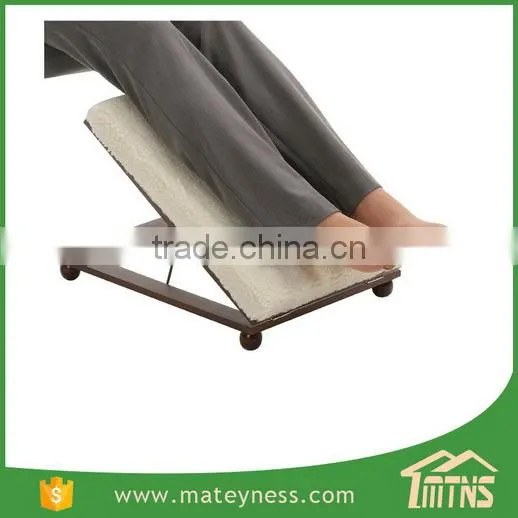 3-Way Folding Wooden Footrest Adjustable Foot Stool photo-2