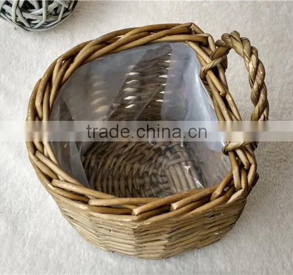 Handmade Wicker Flower Hanging Basket Plant Baskets Hanging Wholesale photo-5