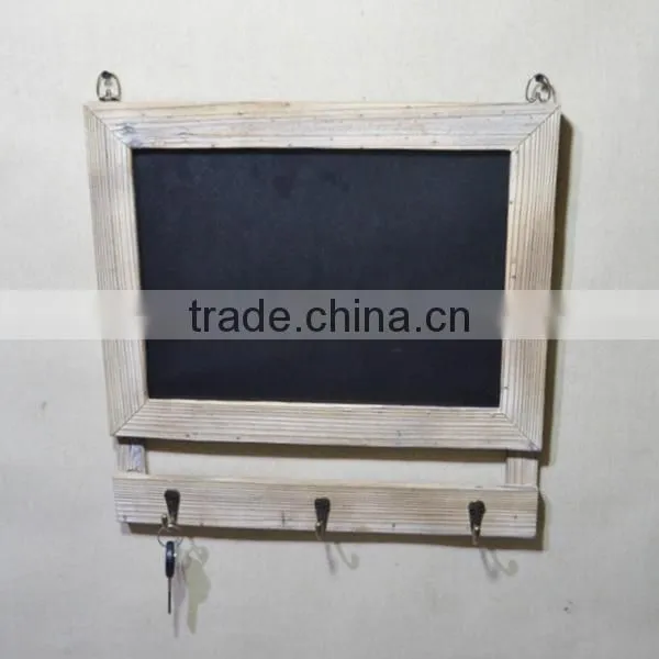 Top Selling~ Antique Wooden Chalkboard, Wooden Blackboard With Holder and Iron Net photo-2