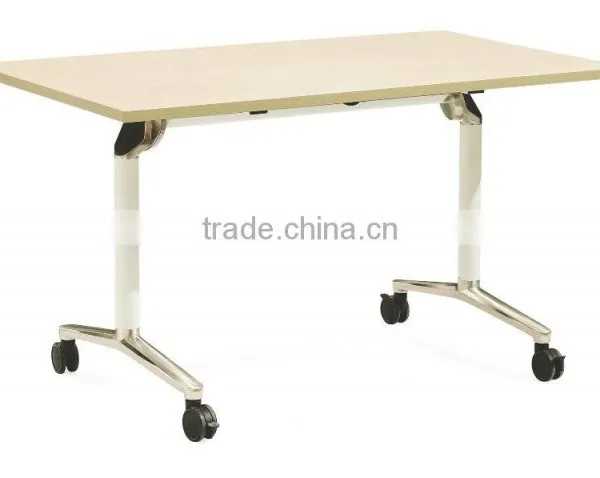 Quality Modern Multifunctional Simple Folding Movable Conference Table Tradining Table LQ-CFT005 photo-4