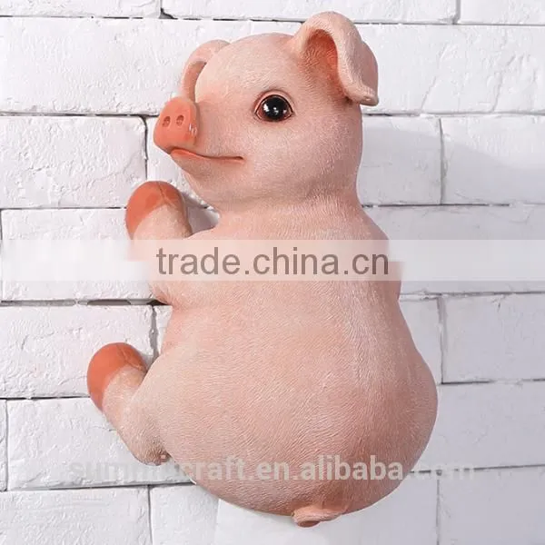 Resin Pig Shaped Funny Toilet Paper Holder Animal photo-4