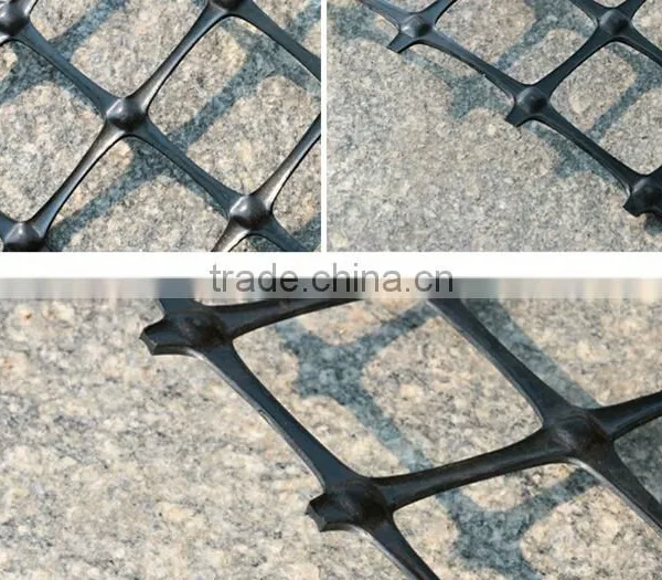 Black Biaxial PP Plastic Geogrid photo-2