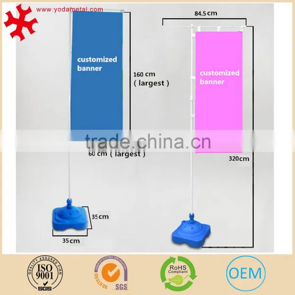 Retractable Exhibition Aluminium Roll up Banner Stand With Double Side photo-2