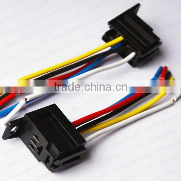 C36 Violet Auto Relay Socket 12v 24v 5 Pin Relay Socket photo-3