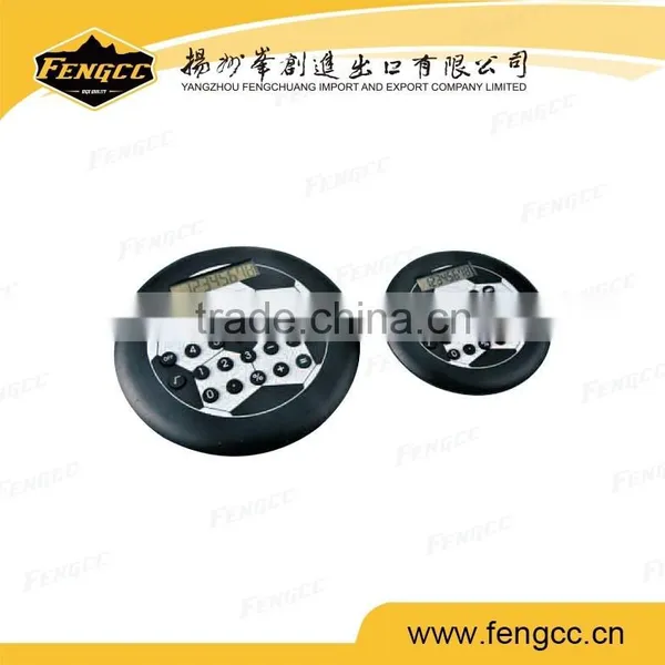 2016 Promotion 8 Digits Football Shape Round Calculator photo-2