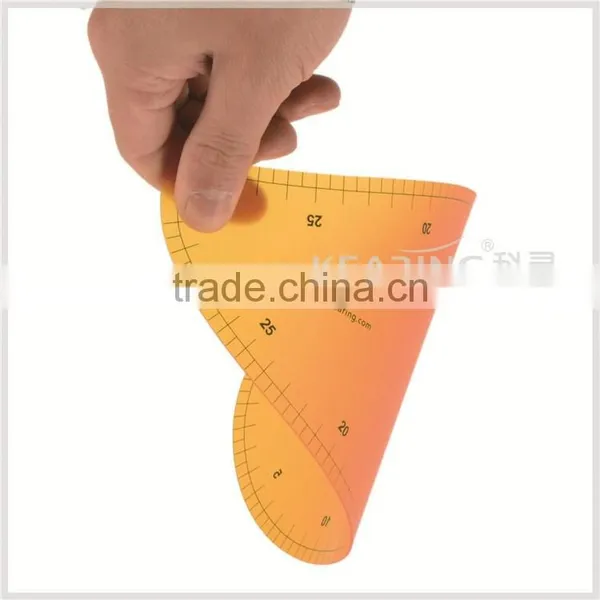 Kearing Brand, 60cm Economical Garment Ruler, Yellow Vary Form Ruler for Fashion Design, Popular Ruler for Sewing Market # 6460B photo-3
