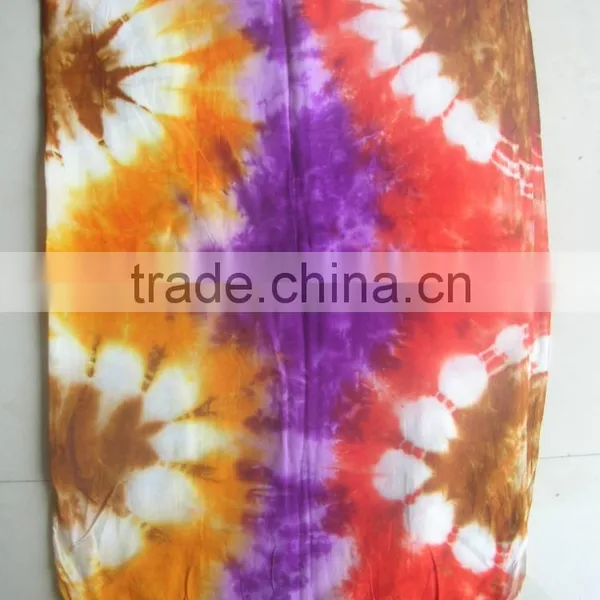 Ombre Dyed Cotton Scarf photo-5