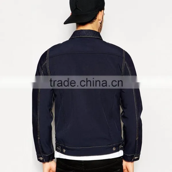 Boys Fancy Jacket Dark Blue With Metal Button Outdoor Casual Wear photo-2