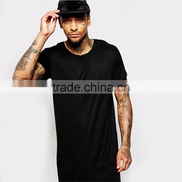 Mens Black Blank t Shirt Wholesale Long t Shirt Blank