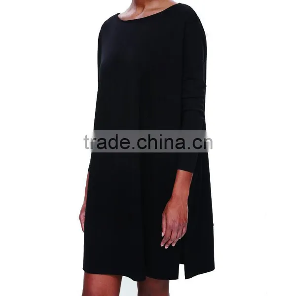 Lady Fabric Designer One Piece Dress Long Sweater Dress Women photo-2