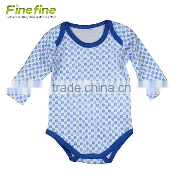 New Born Cool Pattern Plain Organic Baby Romper Clothing photo-2