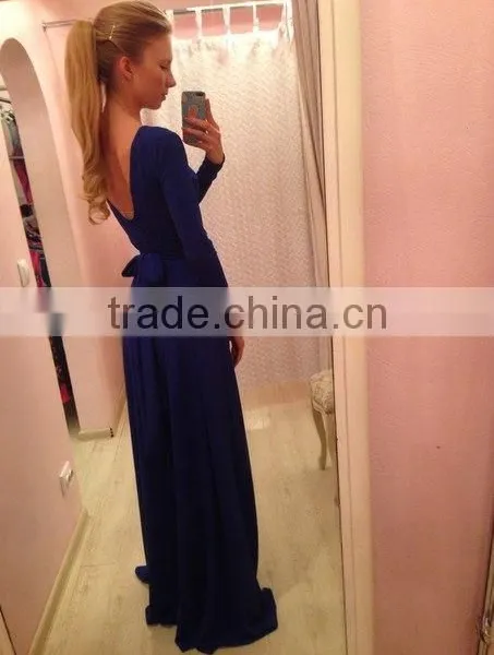 Long Evening Formal Party Ball Gown Prom Bridesmaid Dress photo-4