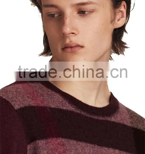 China Wholesale Breathable T-shirt 100 Cotton Sweatshirts Stripe Mens Sweatshirt photo-4