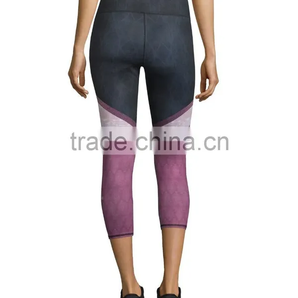 Hot Sale 2017 Custom Dry Fit Yoga Leggings Wholesale New Mix Compression Pants Women Fitness Leggings photo-2