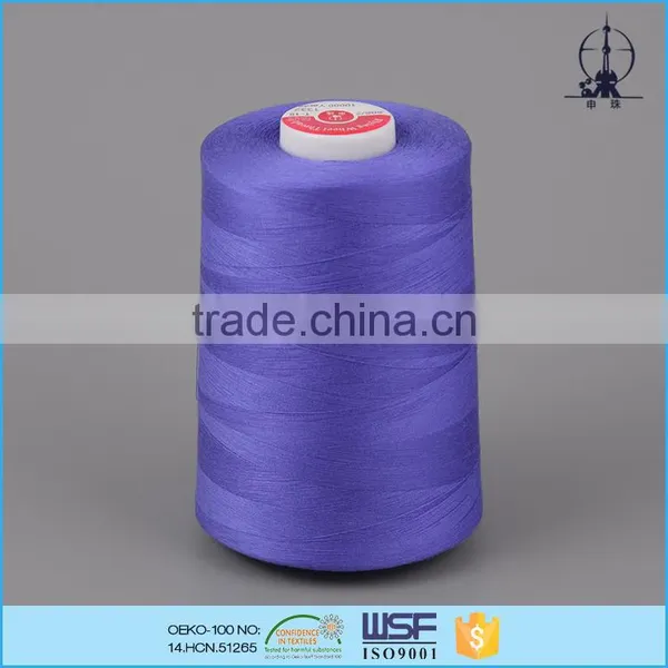 28s/2 40tex 80ticket Spun Polyester Stock Lot High Strength Sewing Thread for Jeans photo-3