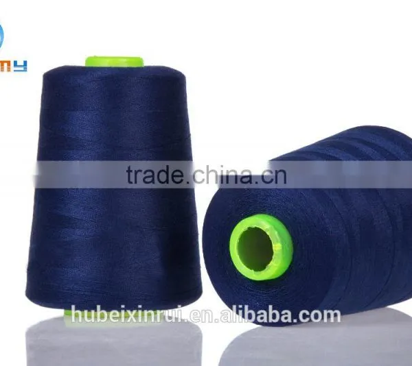 Hubei Polyester Yarn Hanchuan Sewing Thread 40/2 50g Net Weight Cone 10g-40g photo-2