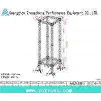 LED Lighting Bsckground Stage Truss Aluminum Stage Truss System photo-3